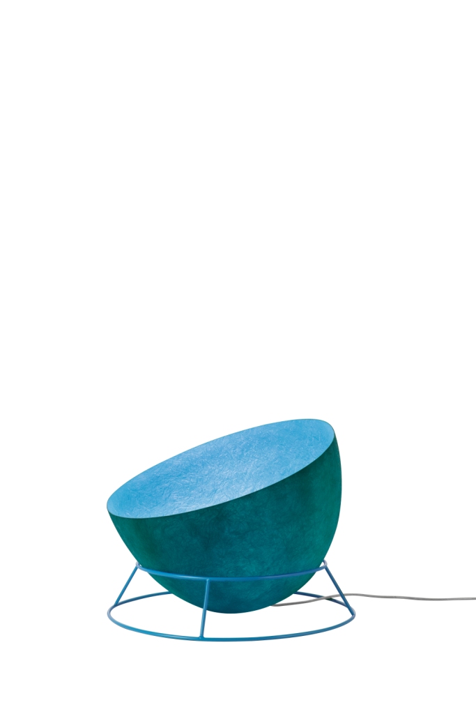 Floor Lamp H2O F Nebulite In-Es Artdesign Collection Luna Color Blue Size 27,5 Cm Diam. 46 Cm